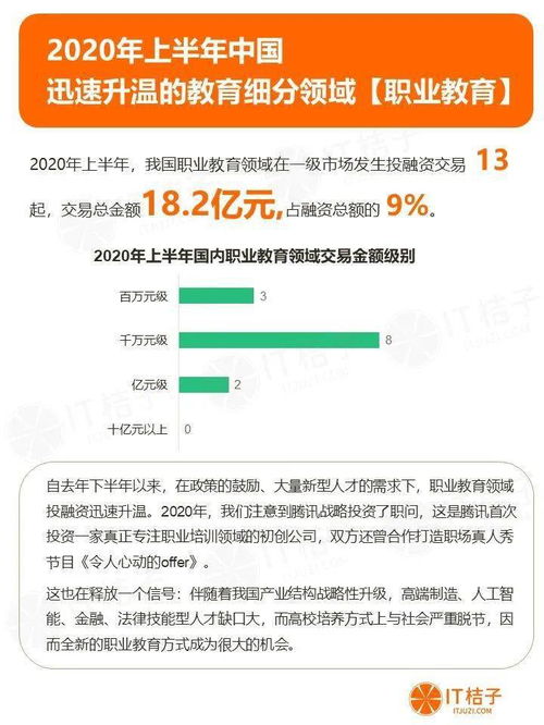 2020 上半年教育投资 k12 融资超百亿元 ,职业教育升温 it桔子报告